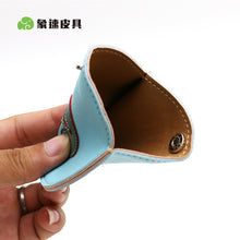 皮质便携耳机收纳包苹果无线耳机保护包Airpod耳机包数据线小皮袋