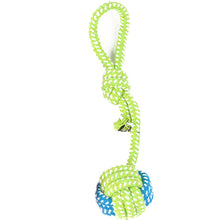 KOJIMA绳结宠物玩具球狗狗编织幼犬磨牙耐咬棉绳玩具颜色随机单个